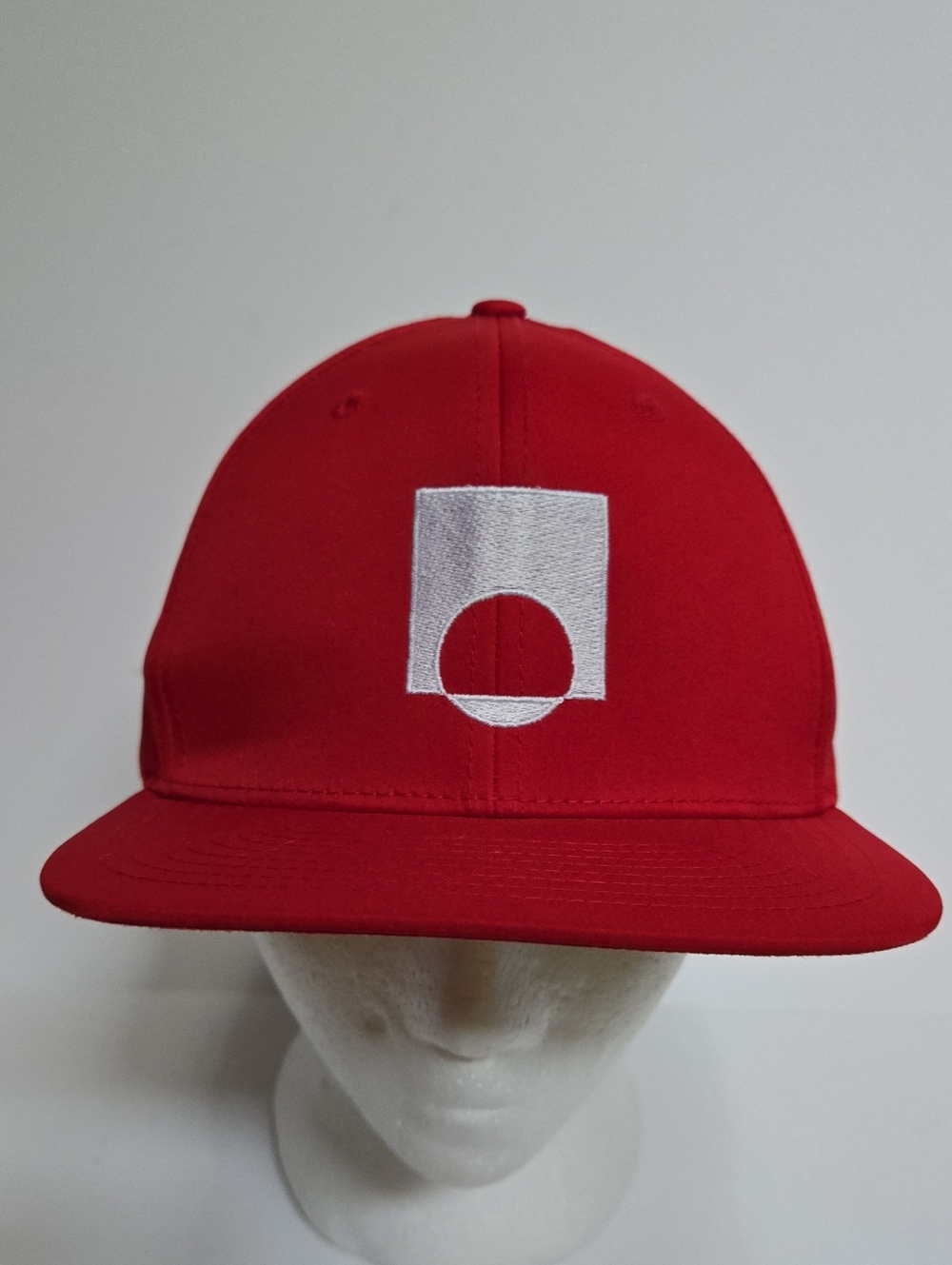 ECC East Coadt Cannabis Trucker Hat Two Toned Red and White